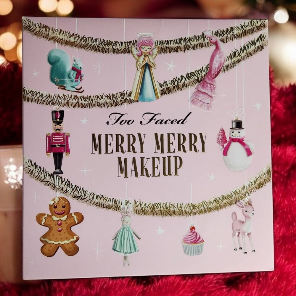Too Faced Limited Edition Merry Merry Makeup Face & Eyeshadow Palette NIB